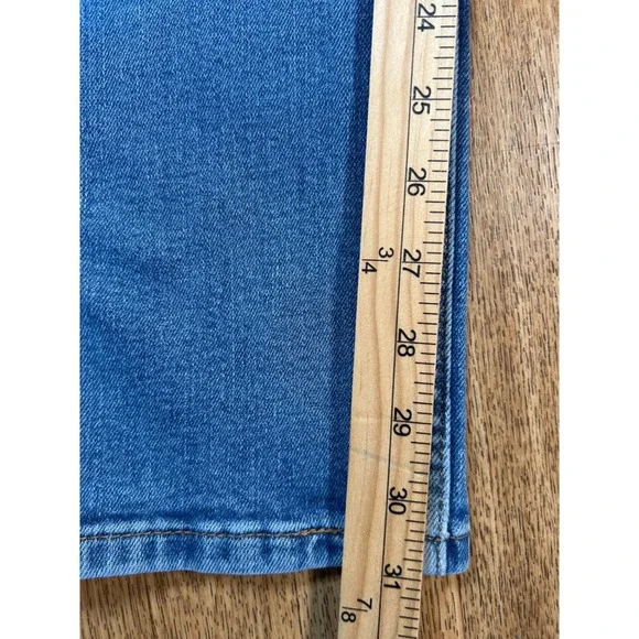 Levi Strauss 511 Mens Jeans Blue Medium Wash Slim Fit W29 L32 (Now 29x31) - Picture 6 of 8